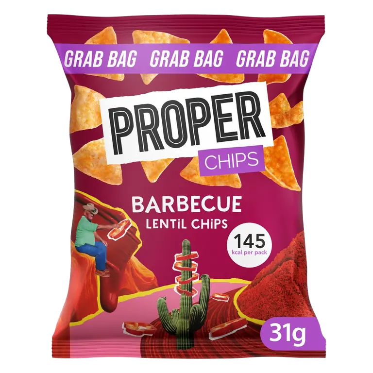 Barbeque Lentil Chips
