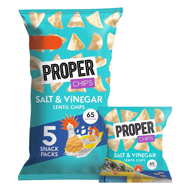 s Salt And Vinegar Lentil Chips 5x14g