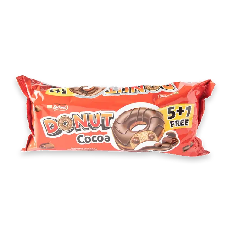 Donut med choklad glasyr 240g
