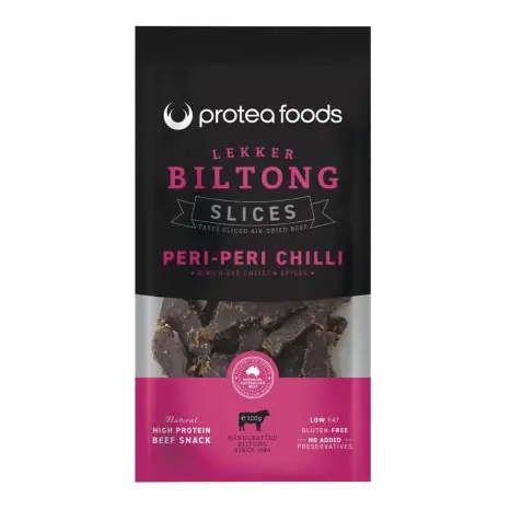 Lekker Peri Peri Biltong Slices