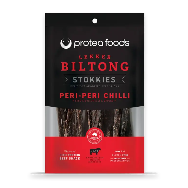 South African Biltong Stokkies Peri Peri