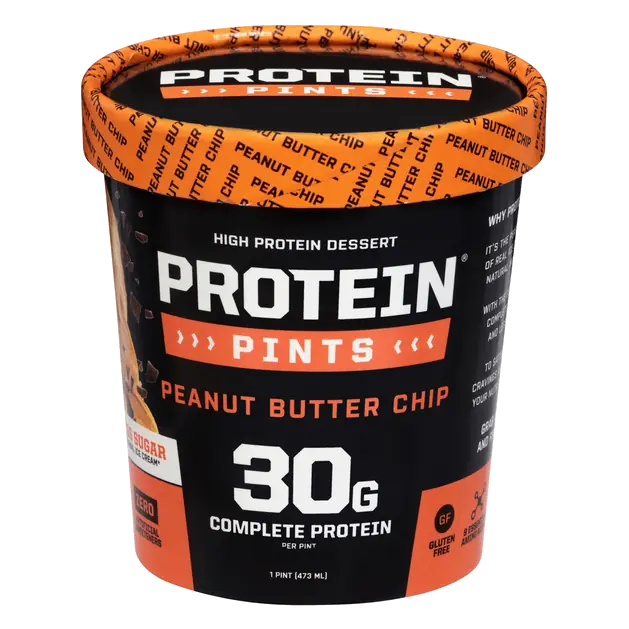 Protein Pints Peanut Butter Chips High Protein Dessert