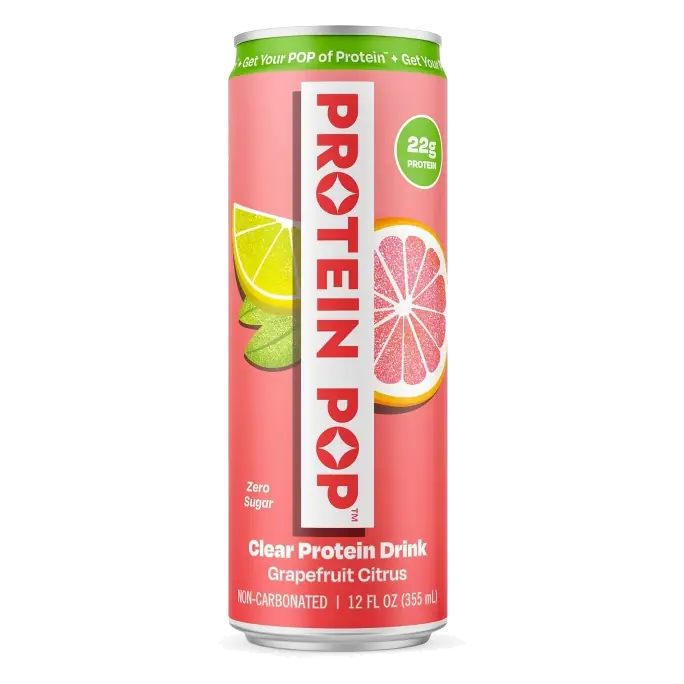 Protein Pop Citrus Flavoured Water, 12 fl oz