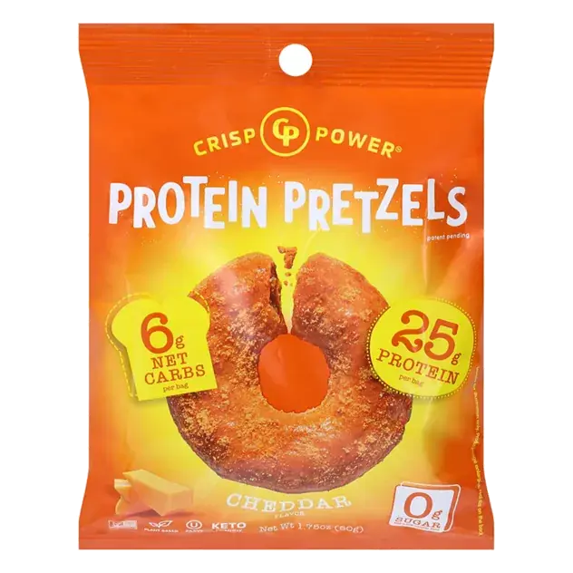 Cheddar Flavor Protein Pretzels