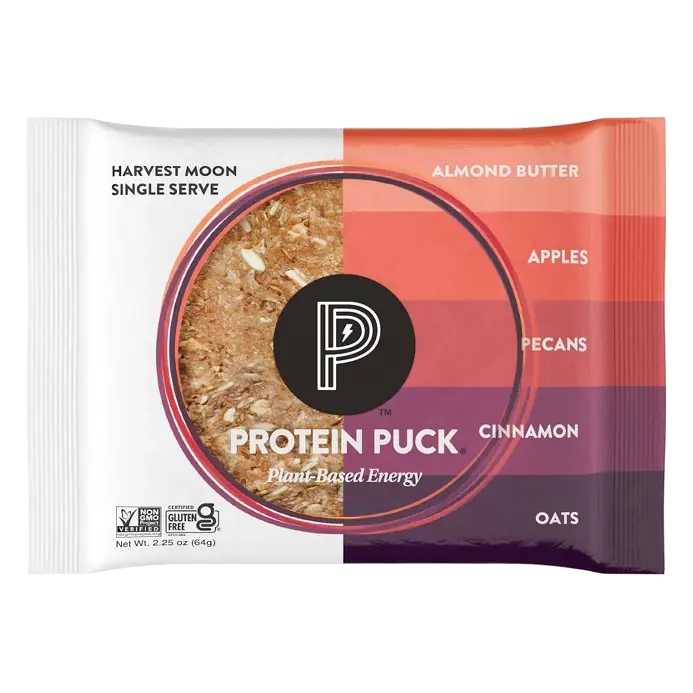 Protein Puck Harvest Moon Nutrition Bars - Apple Cinnamon - 2.25oz/16ct