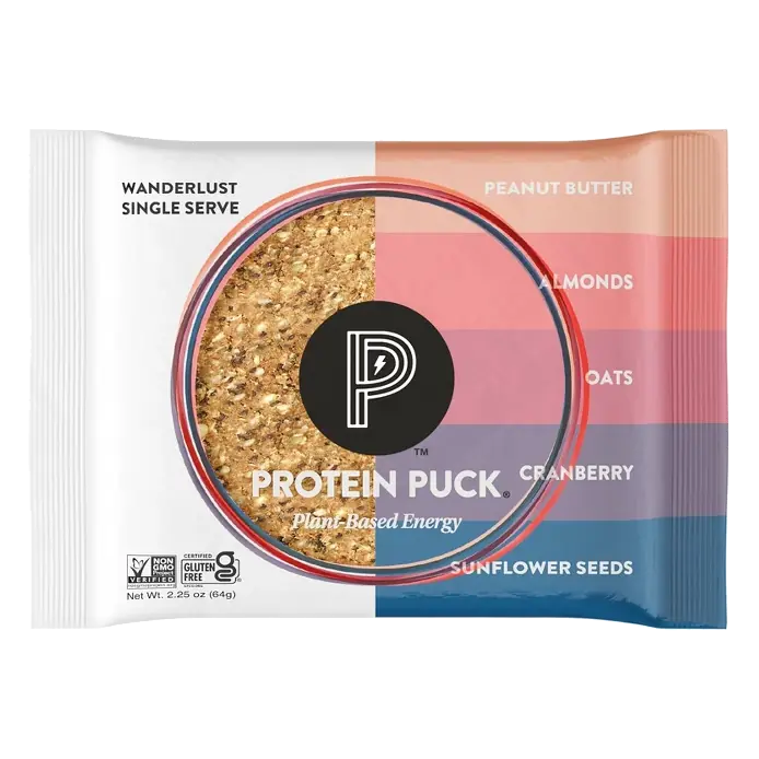 Protein Puck Wanderlust Nutrition Bars - Peanut Butter Cranberry - 2.25oz/16ct