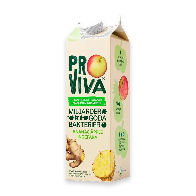Fruktdryck Ananas Äpple Ingefära 1l