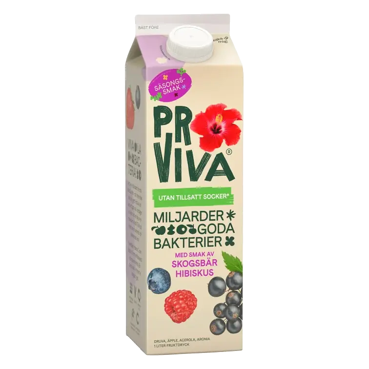 Fruktdryck Skogsbär Hibiskus 1000ml
