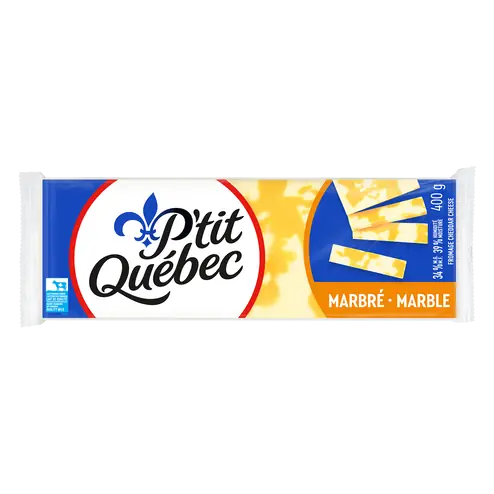 Block Cheese Marble Cheddar 400 g