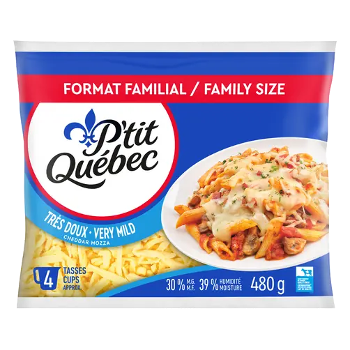 Shredded Cheese Cheddar & Mozzarella Very Mild 480 g