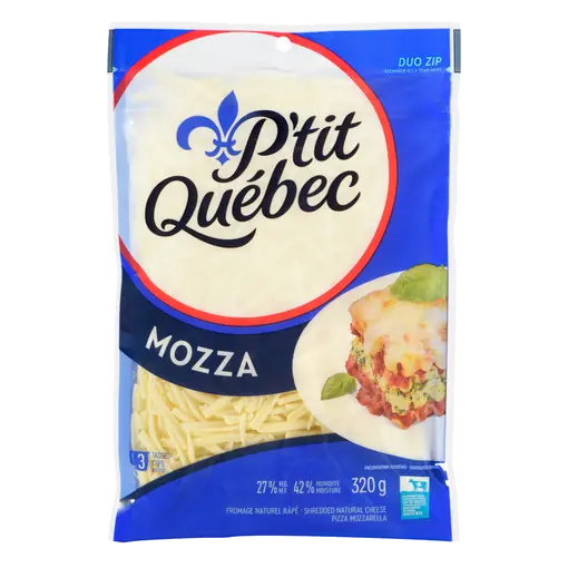 P'tit Quebec Shredded Cheese Mozzarella 320 g