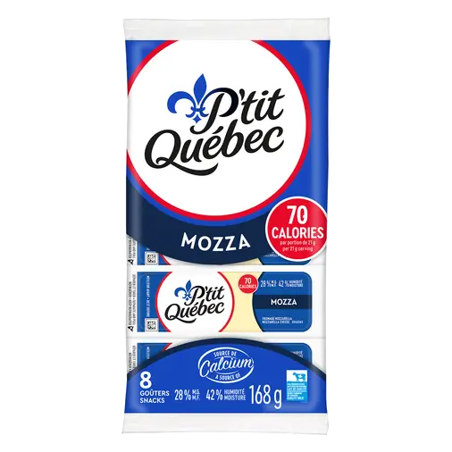 Snack Cheese Mozzarella 8 Pack 168 g