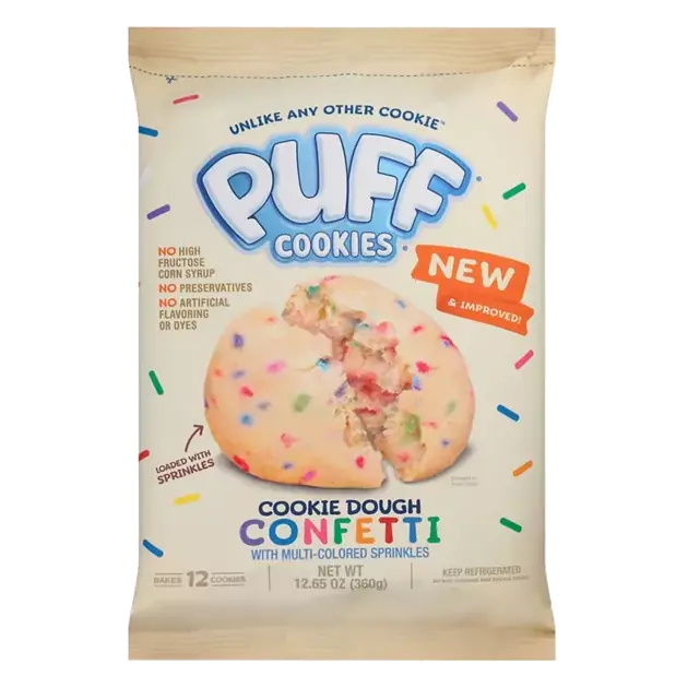 Confetti with Multi-Colored Sprinkles Cookie Dough