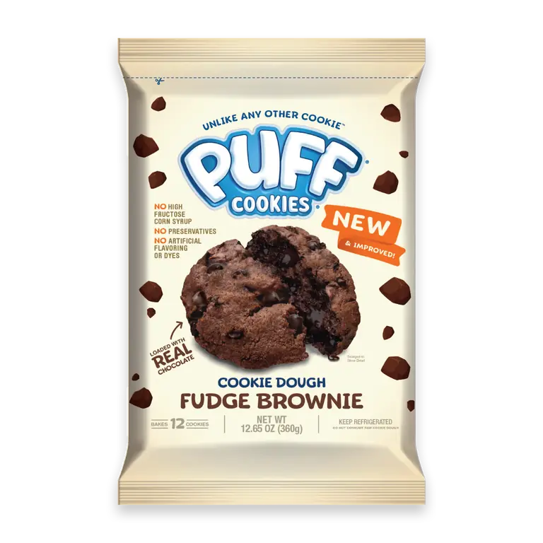 Cookies Cookie Dough Fudge Brownie