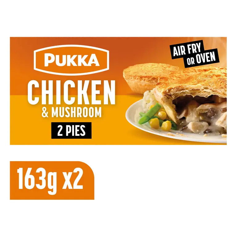 Pukka 2 Chicken & Mushroom Pies