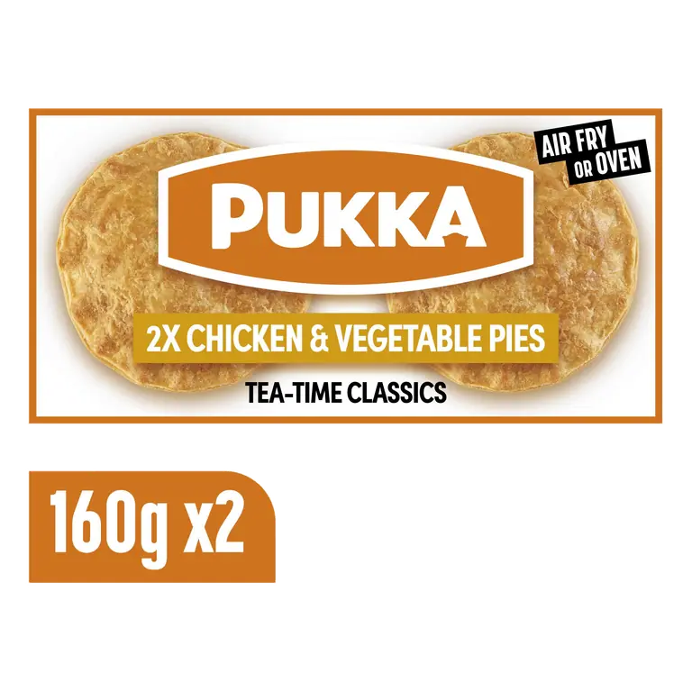 Pukka 2 Chicken & Vegetable Pies
