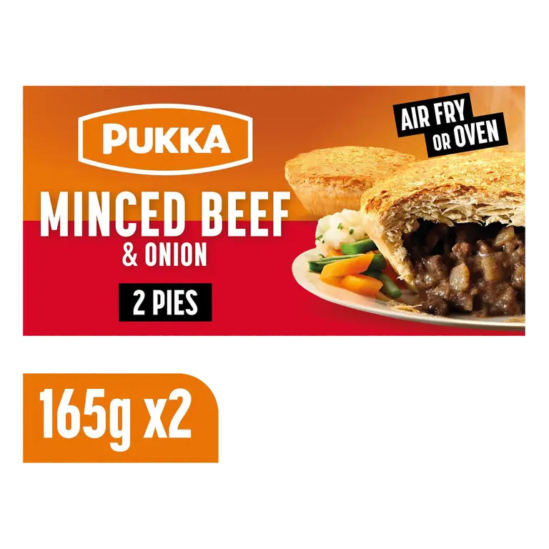 Pukka 2 Minced Beef & Onion Pies