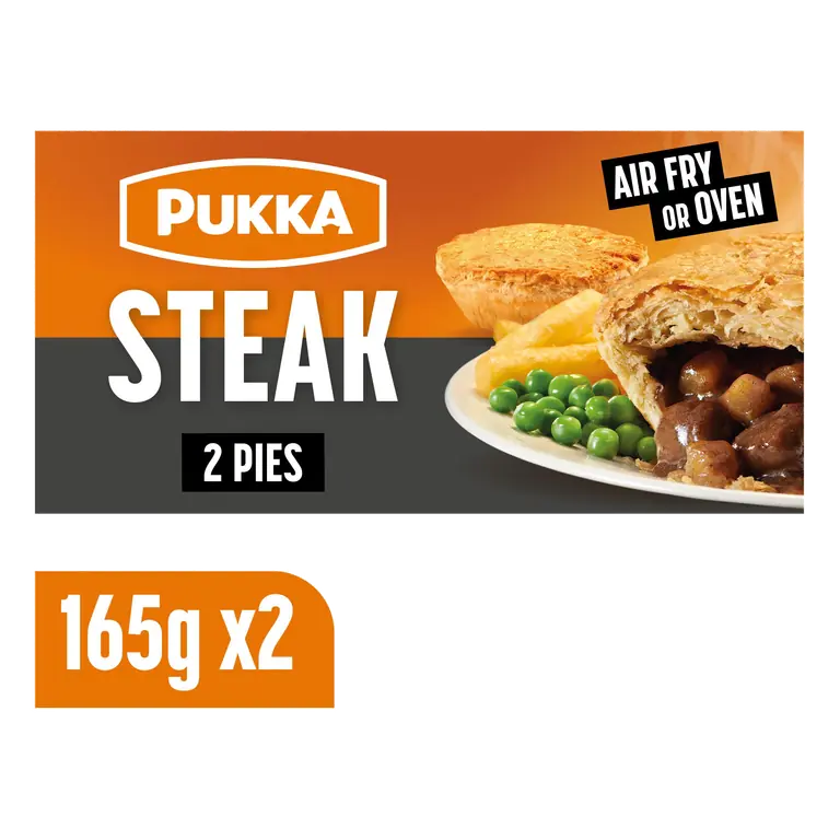 Pukka 2 Steak Pies