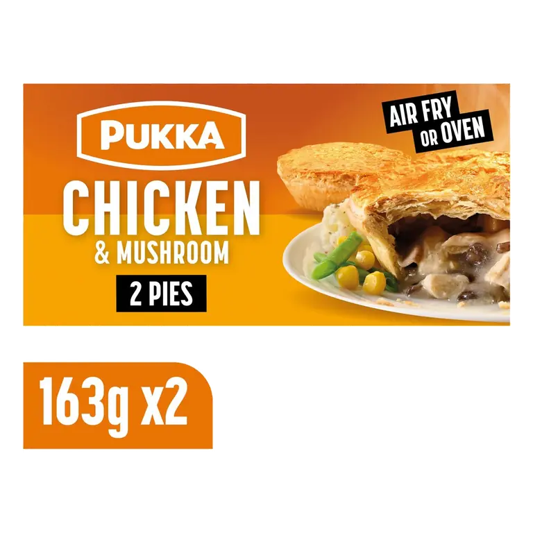 Chicken & Mushroom Twin Pack Pies