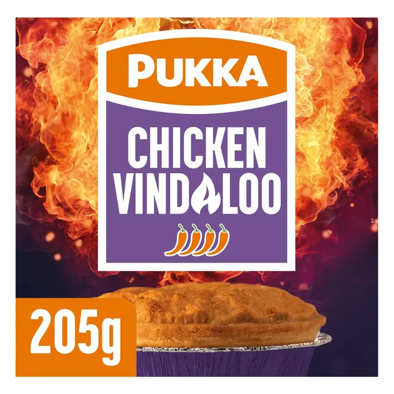 Chicken Vindaloo Pie 205g