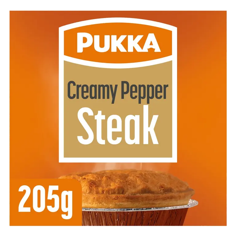 Creamy Pepper Steak Pie 205g