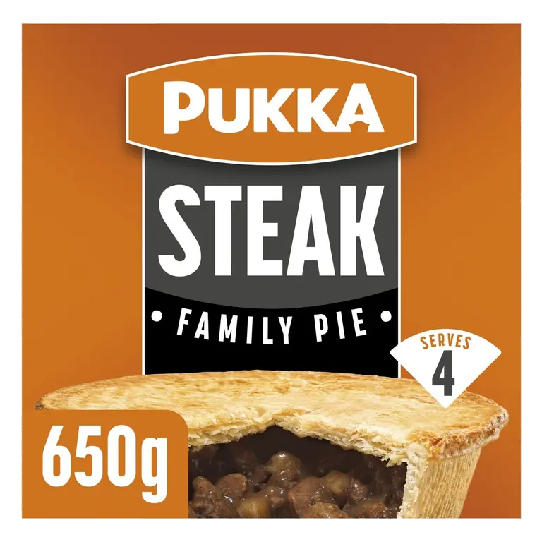 Pukka Steak Family Pie 650g