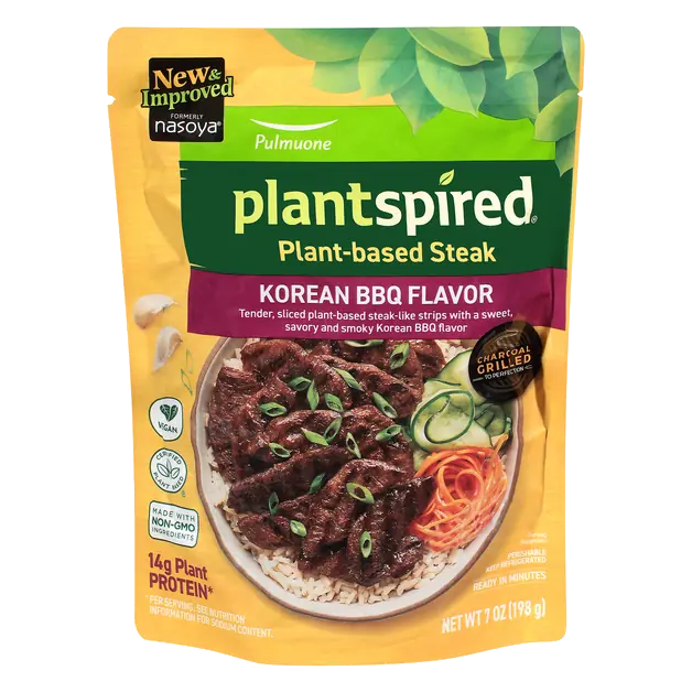 Plantspired Plant-Based Vegan Korean BBQ Flavor Steak Strips