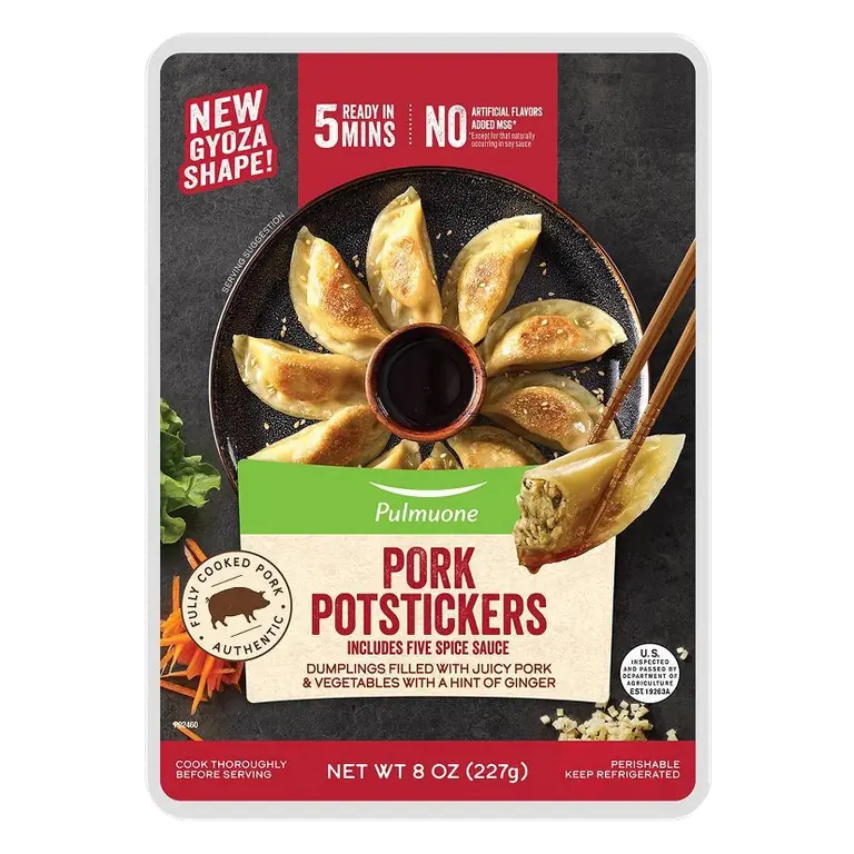 Pulmuone Pork Dumplings, 8oz: Low Fat