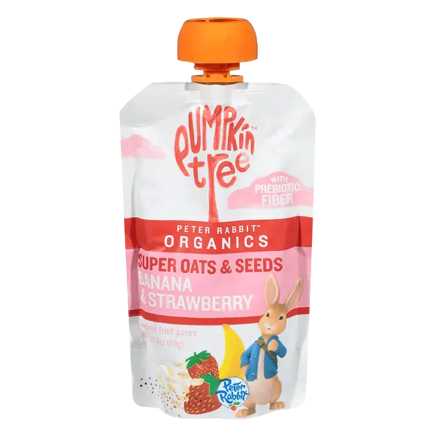 Peter Rabbit Organics Super Oats & Seeds Banana & Strawberry