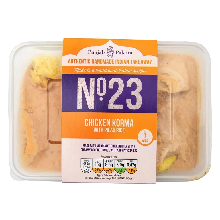 Chicken Korma With Pilau Rice 450G