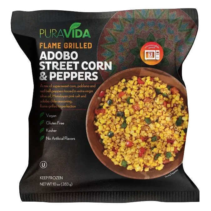Flame Grilled Adobo Street Corn & Peppers