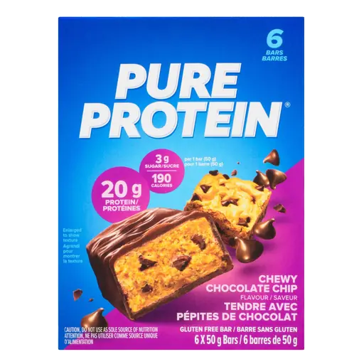 Bars Chewy Chocolate Chip 6 x 50 g