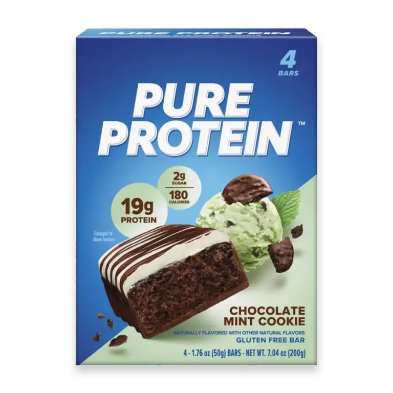 Gluten Free Chocolate Mint Cookie Protein Bars