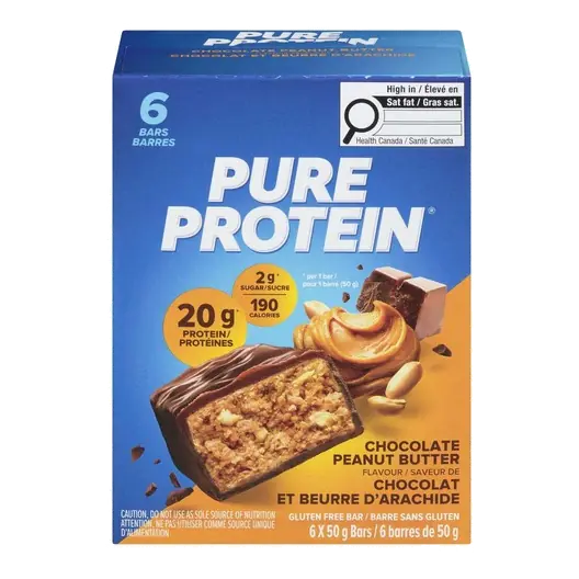Gluten-Free Bar Chocolate Peanut Butter Value Pack 6 x 50 g