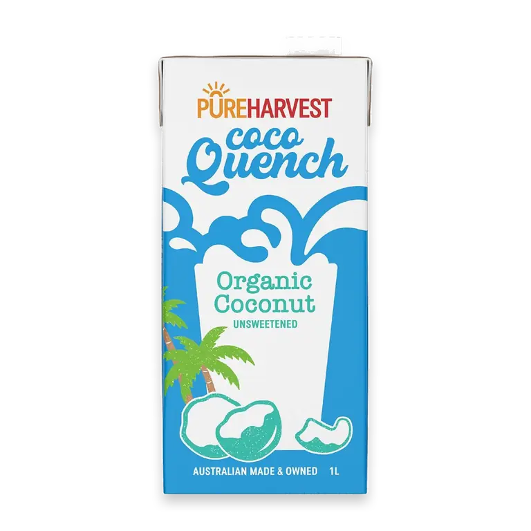 Organic Coco Quench Coconut Unsweetened Long Life Milk UHT