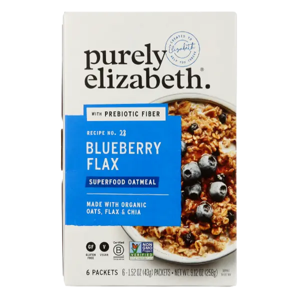 Blueberry Flax with Prebiotic Fiber Superfood Oatmeal