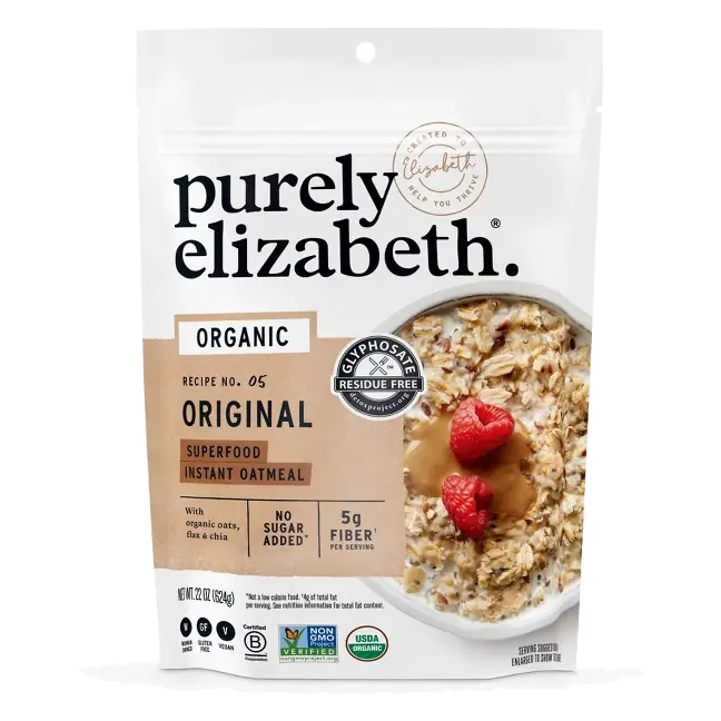 purely elizabeth. Gluten Free Superfood Oatmeal, 22oz