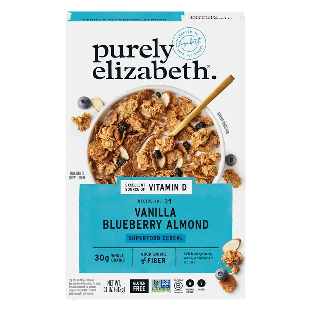 Gluten Free Vanilla Blueberry Almond Superfood Cereal