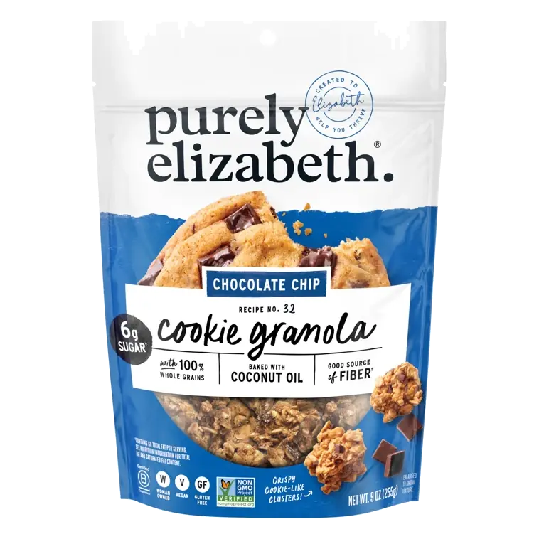 Purely Elizabeth Chocolate Chip Cookie Granola, 9oz