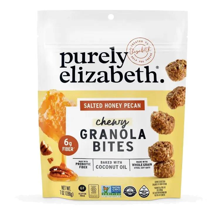 Purely Elizabeth Granola Bites Salted Honey Pecan, 7oz
