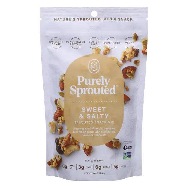Sweet & Salty Sprouted Snack Mix