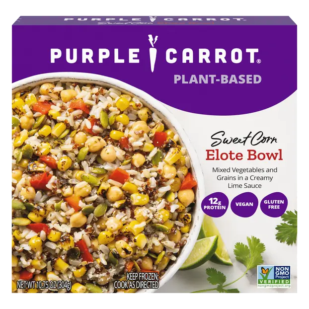Plant-Based Sweet Corn Elote Bowl Vegan Frozen Meal