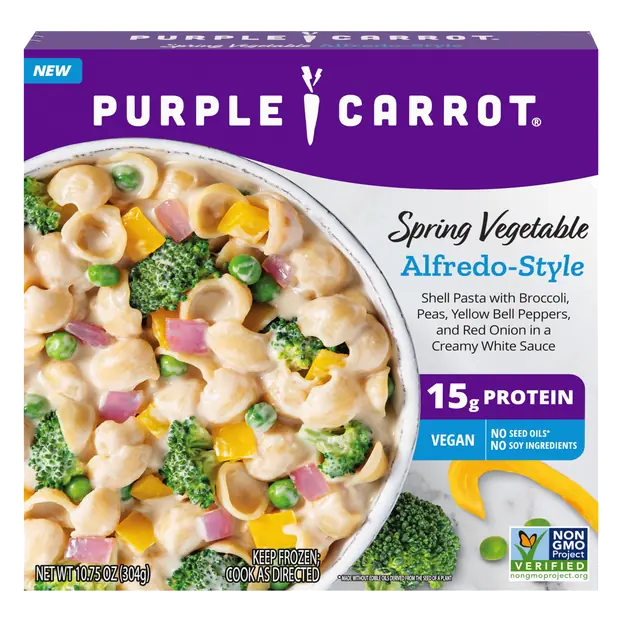 Vegan Spring Vegetable Alfredo-Style Bowl Frozen Meal