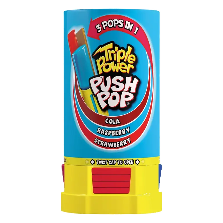 Triple Power Push Pop Candy 34g