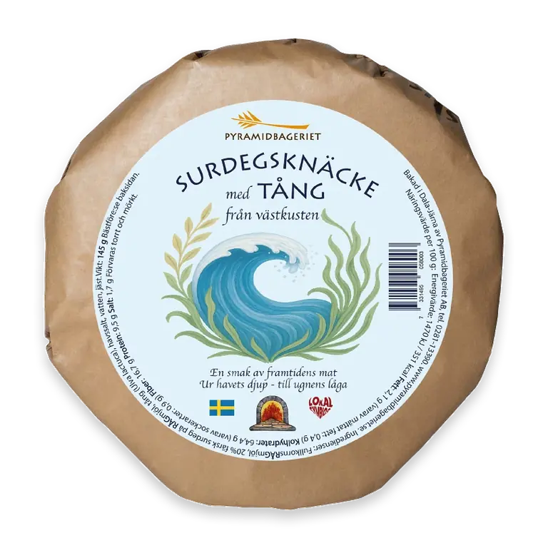 Surdegsknäcke med tång 150g