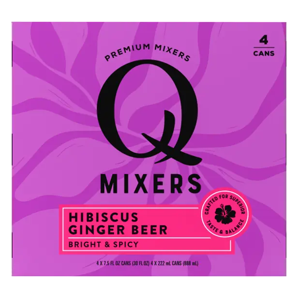 Hibiscus Ginger Beer - 4 pk