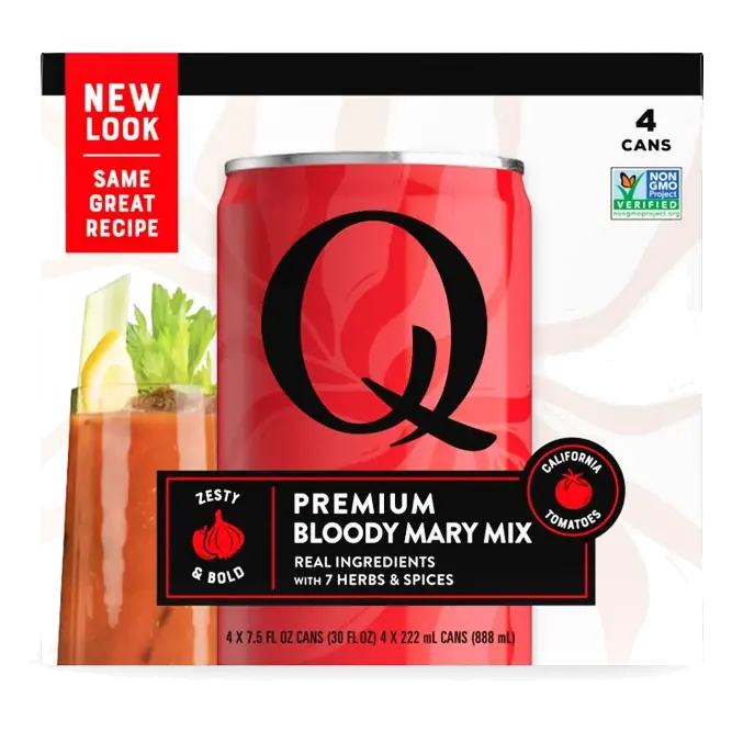 Q Mixers Bloody Mary, 4pk/7.5 fl oz Cans