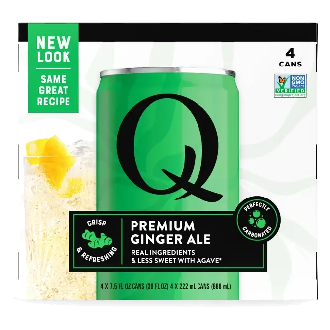 Q Mixers Ginger Ale, 4pk/7.5 fl oz