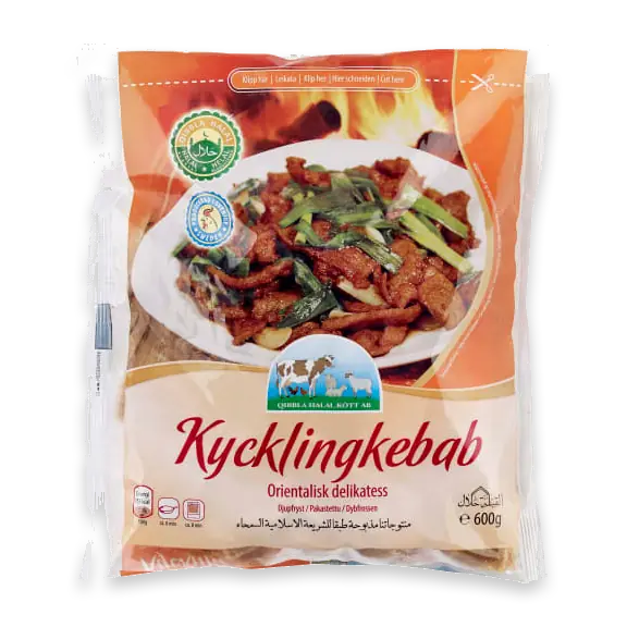Kycklingkebab Shwarma Fryst