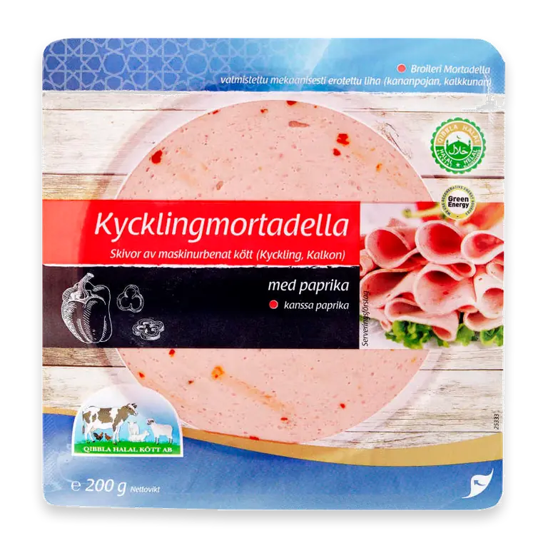 Kycklingmortadella